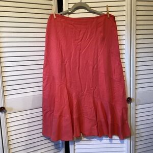JM Collection ladies coral maxi Skirt, NWT, size 14, NWT, REDUCED